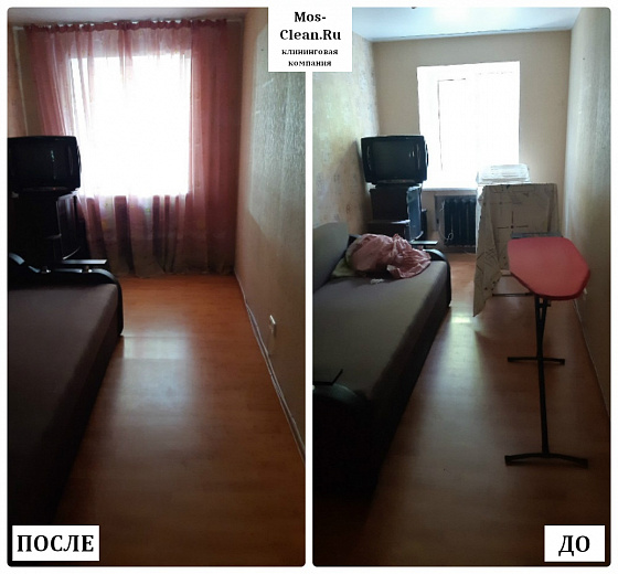 Комплексный клининг в 3х комнатной квартире